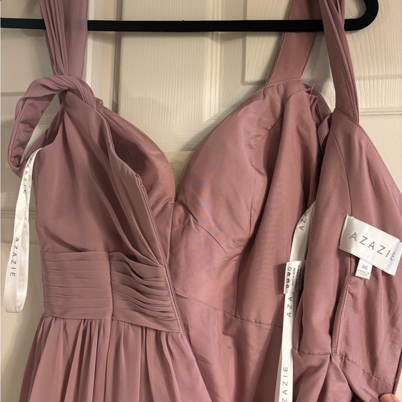 Azazie Mauve Maxi Dress - Picture 2 of 2
